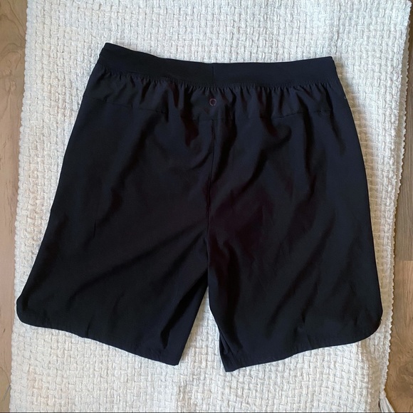 Skora black qwick-dry elastic waist lined athletic shorts sz L - Picture 3 of 6
